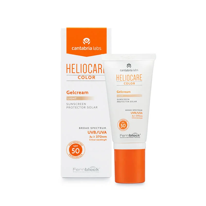 gel cream light heliocare color