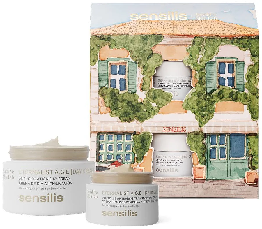 SENSILIS COFRE ETERNALIST A.G.E. CREMA DIA 50ML + CREMA RETINOL NOCHE