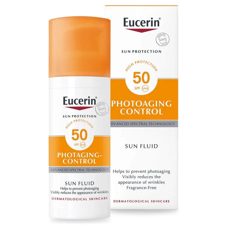 EUCERIN SUN PROTECTION 50 FLUID PHOTOAGING CONTROL 1 ENVASE