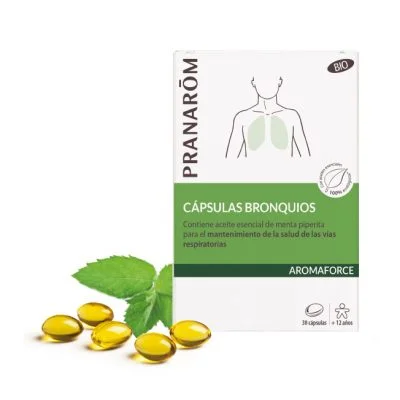PRANAROM AROMAFORCE BRONQUIOS BIO  30 CAPSULAS