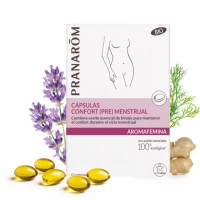 PRANAROM AROMAFEMINA CONFORT PREMENSTRUAL BIO  30 CAPSULAS