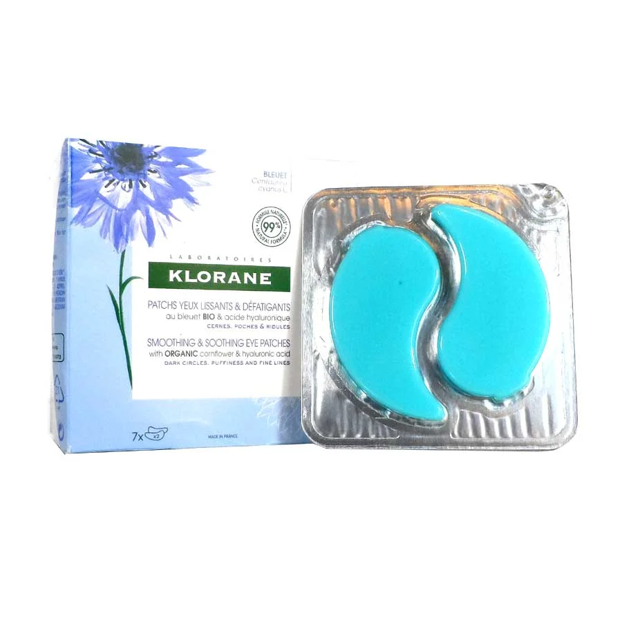 KLORANE PARCHES OJOS ALISADORES AL ACIANO BIO 2 PARCHES