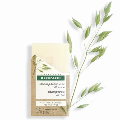 KLORANE CHAMPU SOLIDO A LA AVENA  1 PASTILLA 80 g