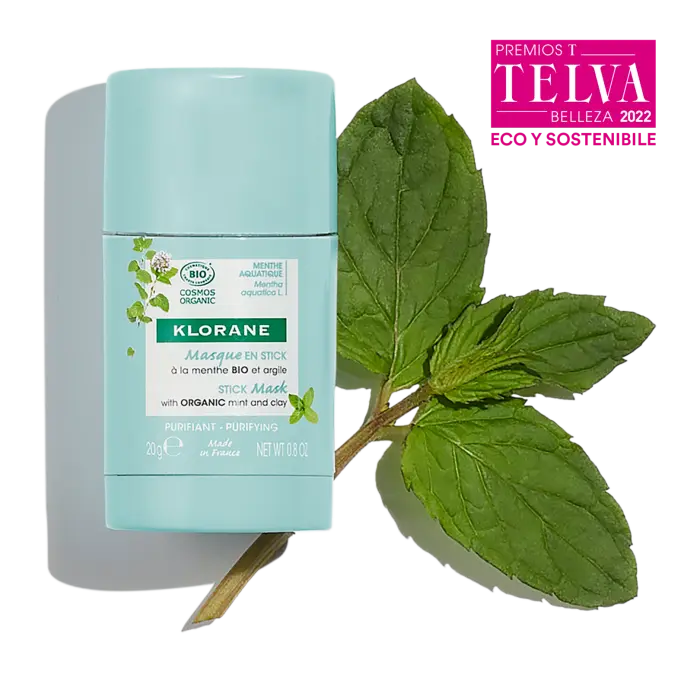 KLORANE MASCARILLA EN STICK A LA MENTA BIO Y ARCILLA 1 STIC