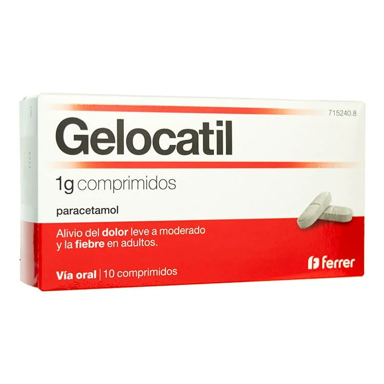 GELOCATIL 1 g 10 COMPRIMIDOS