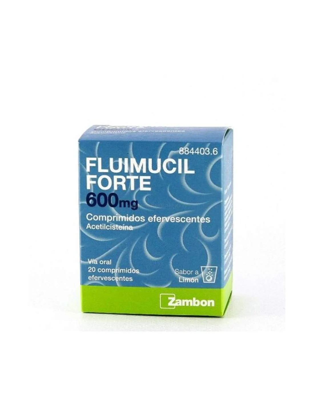 FLUIMUCIL FORTE 600 mg 20 COMPRIMIDOS EFERVES