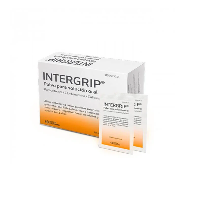 INTERGRIP 10 SOBRES POLVO PARA SOLUCION ORAL