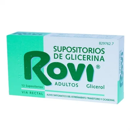 SUPOSITORIOS DE GLICERINA ROVI ADULTOS 3,36 g