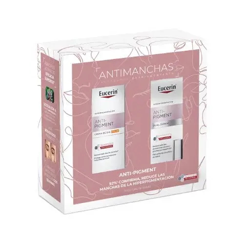 Pack Eucerin Antipigment Dual Serum 30 ml + Crema Día SPF30 50 ml