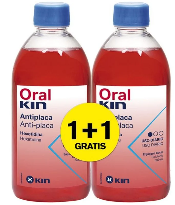 ORALKIN COLUTORIO DUPLO ANTIPLACA 2X500ML