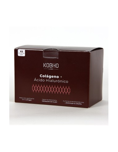 KOBHO COLAGENO+ ACIDO HIALURONICO DUPLO 40 VIALES