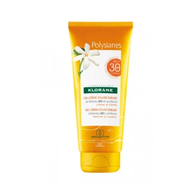 KLORANE POLYSIANES GEL CREMA SOLAR SUBLIME SPF 30 ROSTRO Y CUERPO  1 ENVASE 200 ml