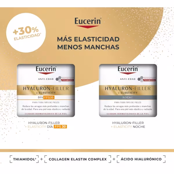Eucerin Pack Hyaluron Filler Elasticity Crema Día 50ml + Crema Noche 50ml