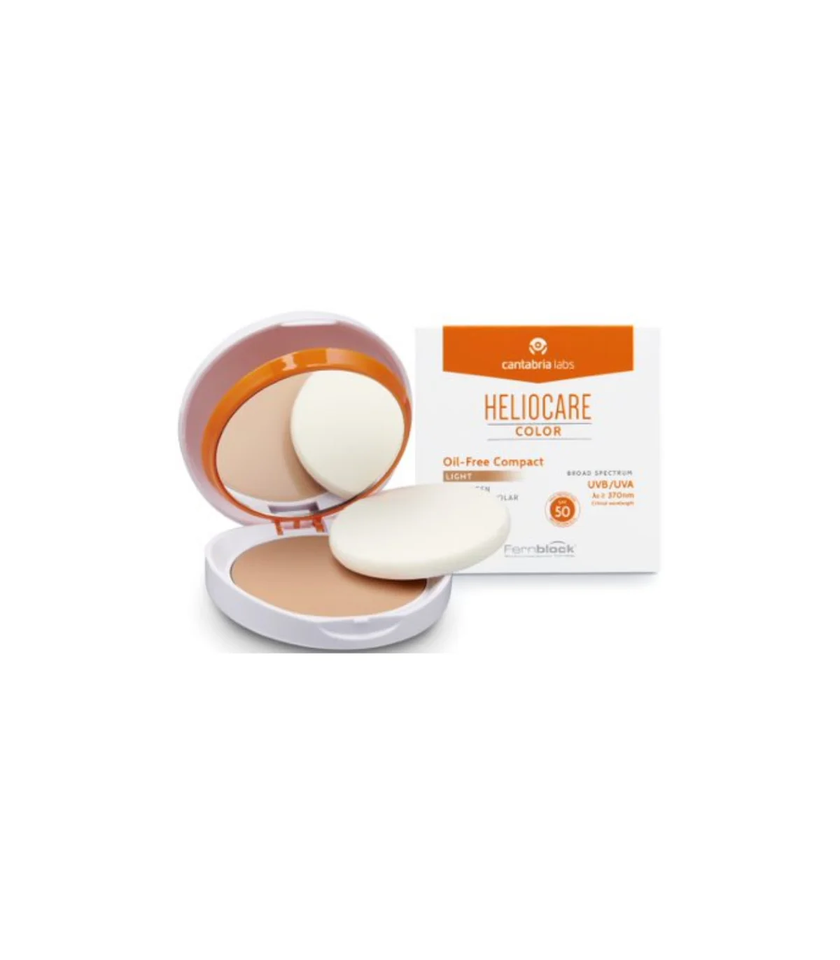 HELIOCARE 360º SPF 50+ OIL-FREE COMPACT PROTECTOR SOLAR 1 ENVASE 10 g COLOR PEARL